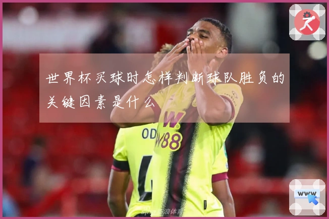 世界杯买球时怎样判断球队胜负的关键因素是什么