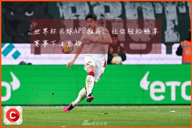 世界杯买球APP推荐：让你轻松畅享赛事下注乐趣