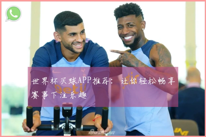 世界杯买球APP推荐：让你轻松畅享赛事下注乐趣